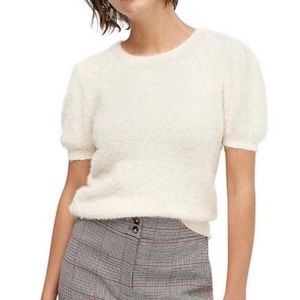 J. Crew | The Reeds Fuzzy Short Sleeve Sweater